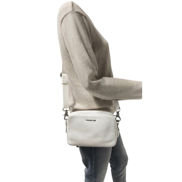 MANDARINA DUCK MELLOW LEATHER Handtasche weiß